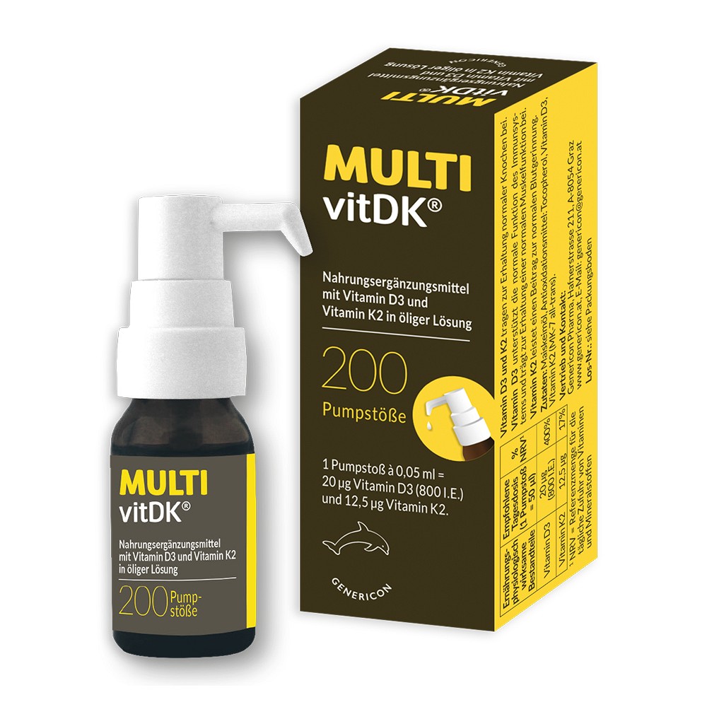 MULTIVITDK Lösung Vitamin D3+K2 10 ml