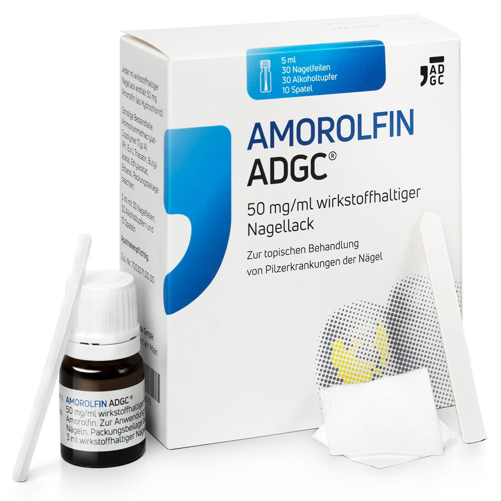 AMOROLFIN ADGC 50 mg/ml wirkstoffhalt.Nagellack 5 ml