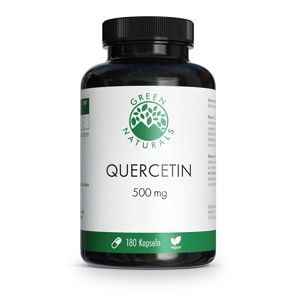 GREEN NATURALS Quercetin 500 mg hochdosiert 180 St