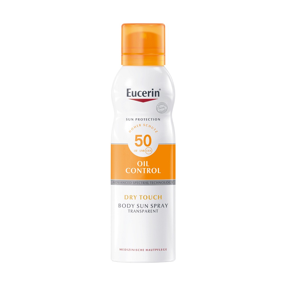 EUCERIN Sun Oil Control Body Transp.Aerosol LSF 50 200 ml