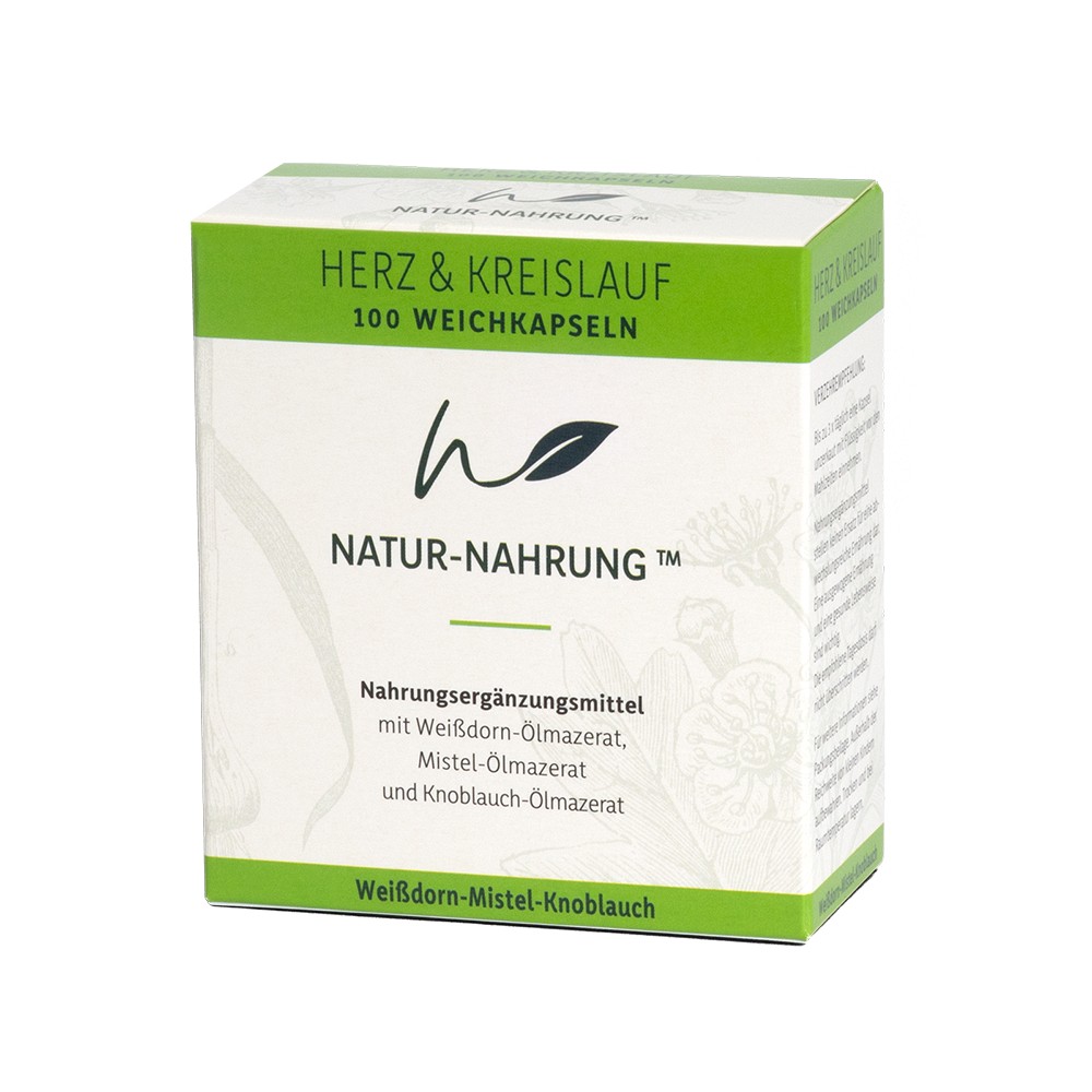 NATUR-NAHRUNG Herz & Kreislauf Weißd.+Mistel+Knobl 100 St
