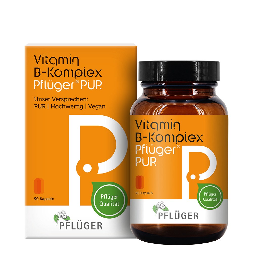VITAMIN B KOMPLEX Pflüger PUR Kapseln 90 St