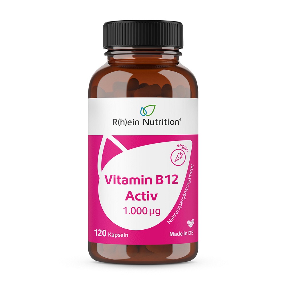 VITAMIN B12 ACTIV 1000 μg hochdosiert Kapseln + vegan 120 St