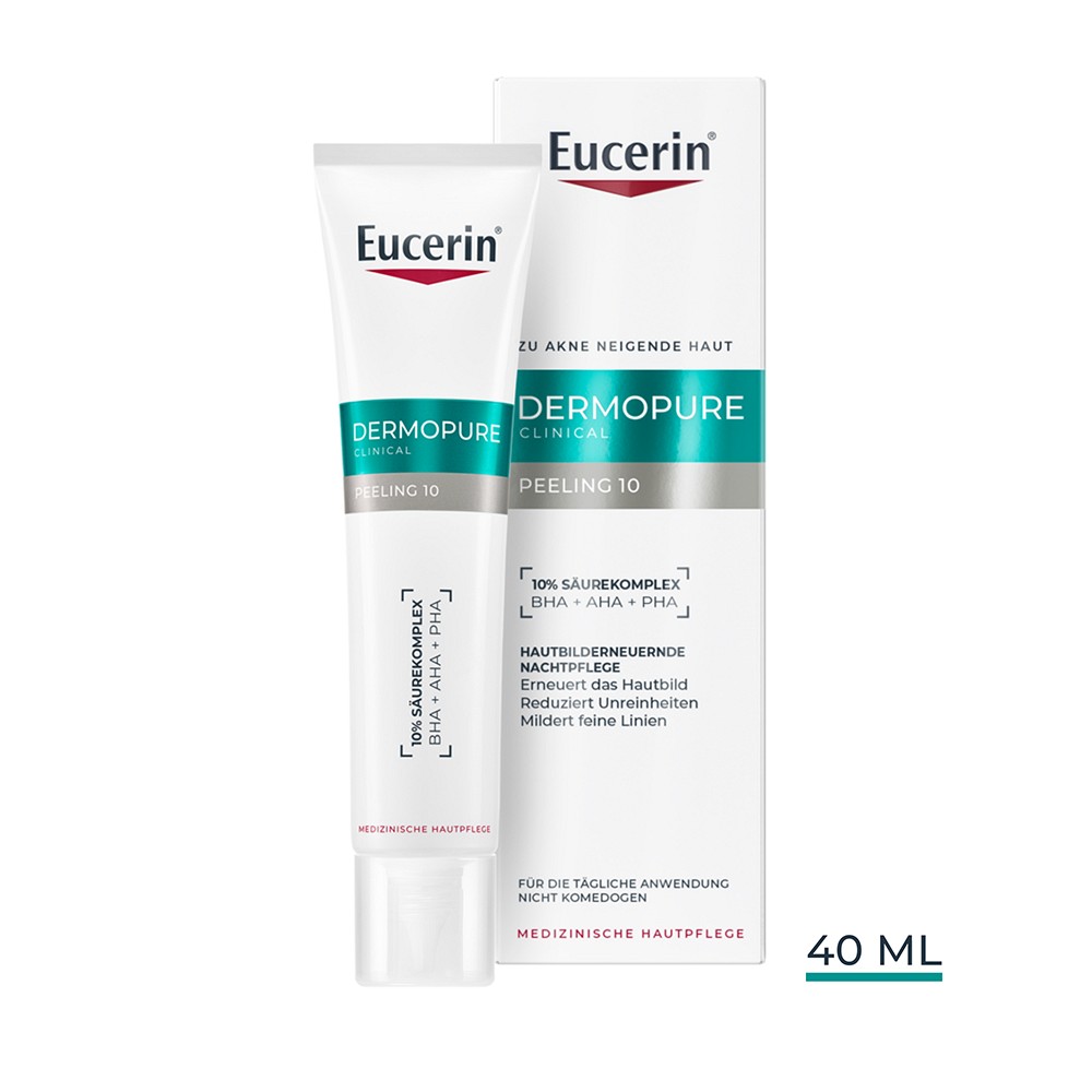 EUCERIN DermoPure Clinical Peeling 10 Nachtcreme 40 ml