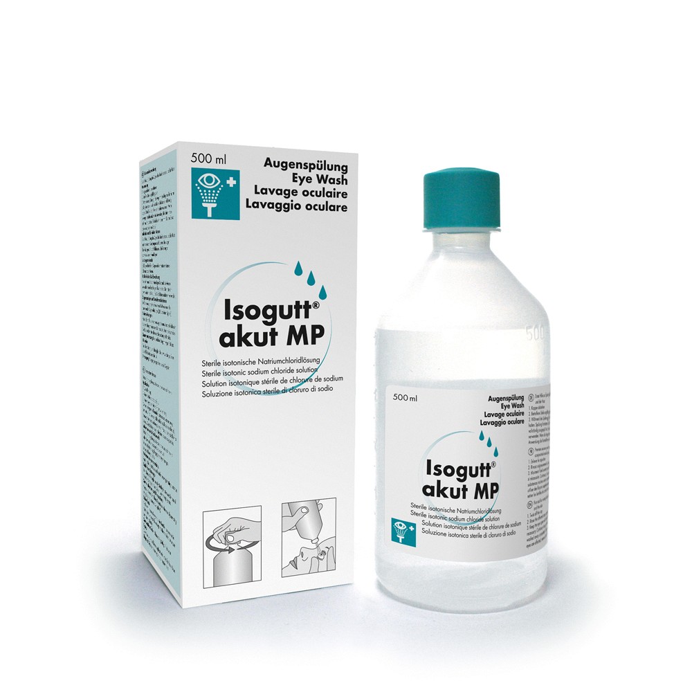 ISOGUTT akut MP Augenspüllösung 500 ml