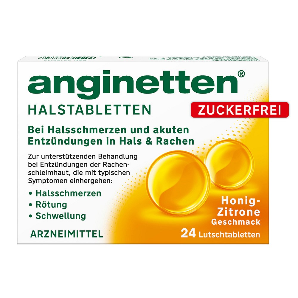 ANGINETTEN® Halstabletten zuckerfrei