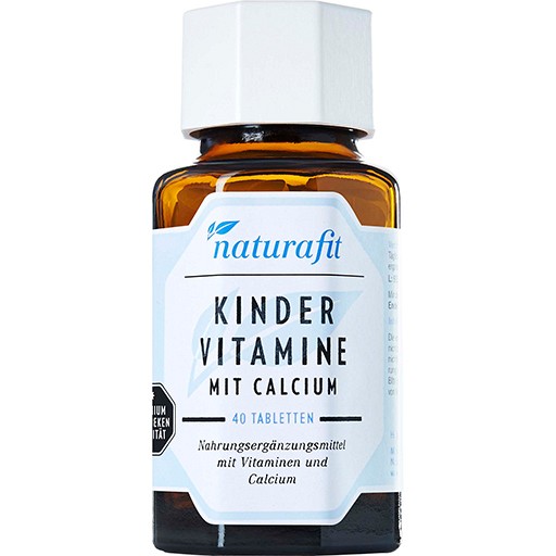 NATURAFIT Kindervitamine m.Calcium Lutschtabletten 40 St