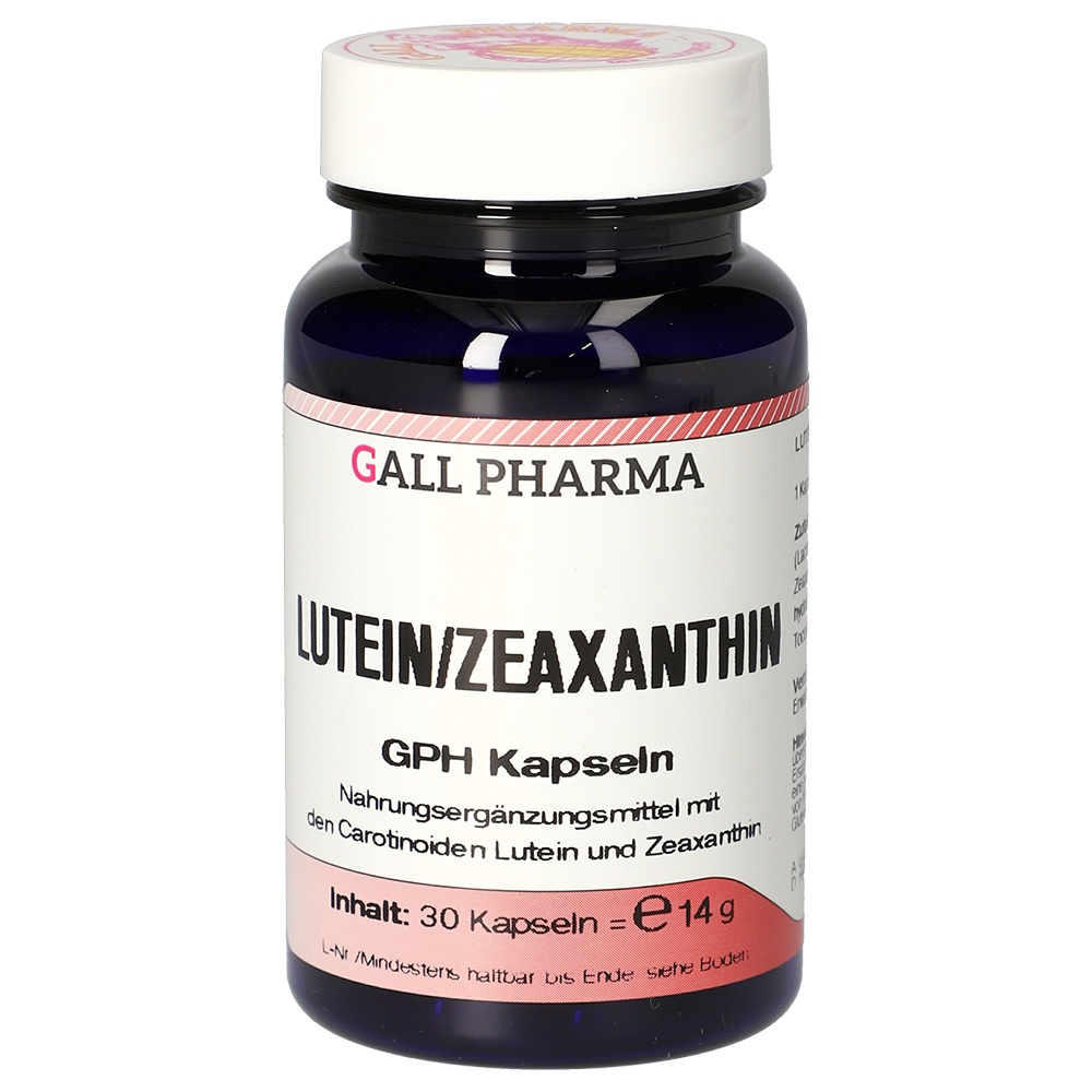 LUTEIN ZEAXANTHIN GPH Kapseln 30 St