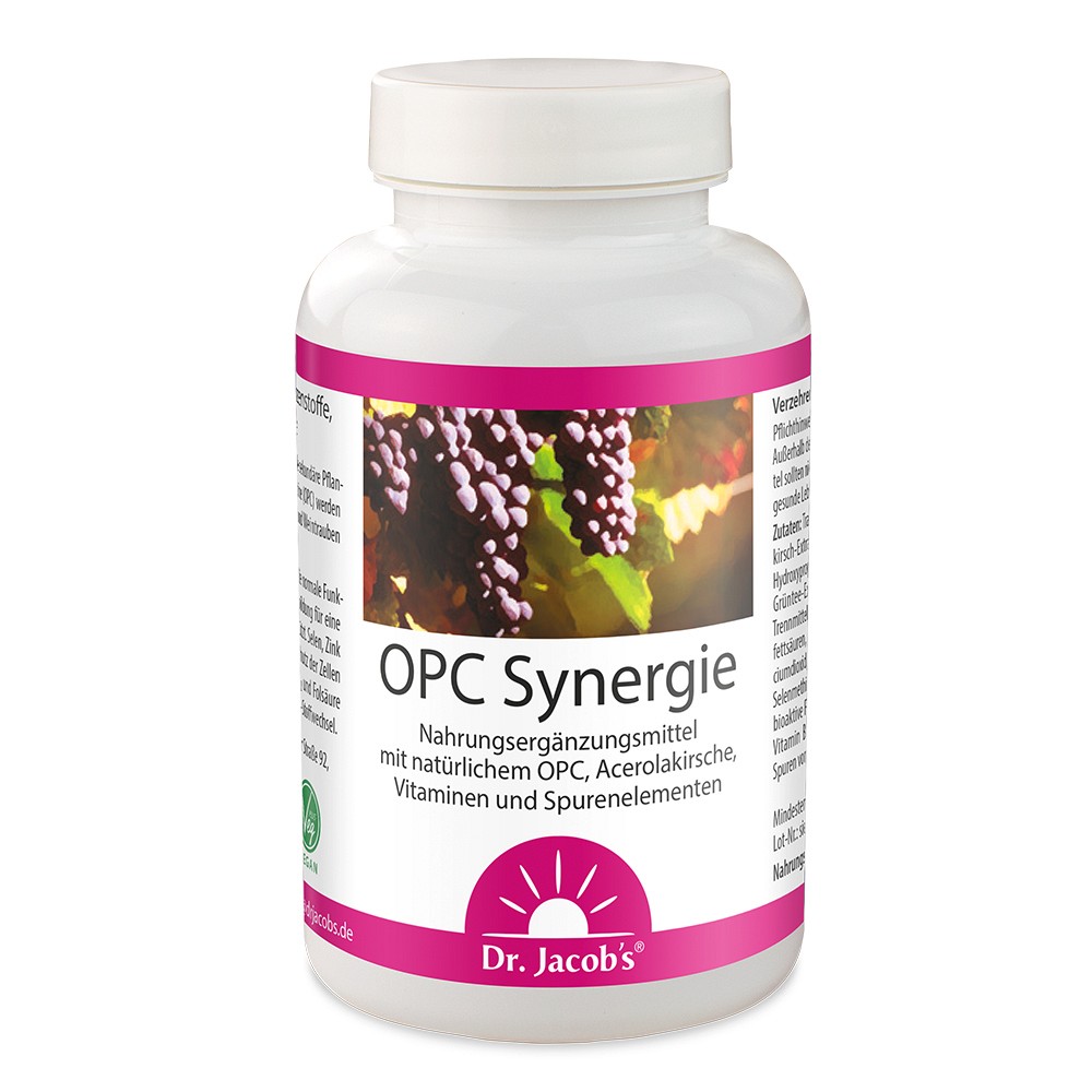 Dr. Jacob's OPC Synergie Traubenkernextrakt mit Acerola 120 St