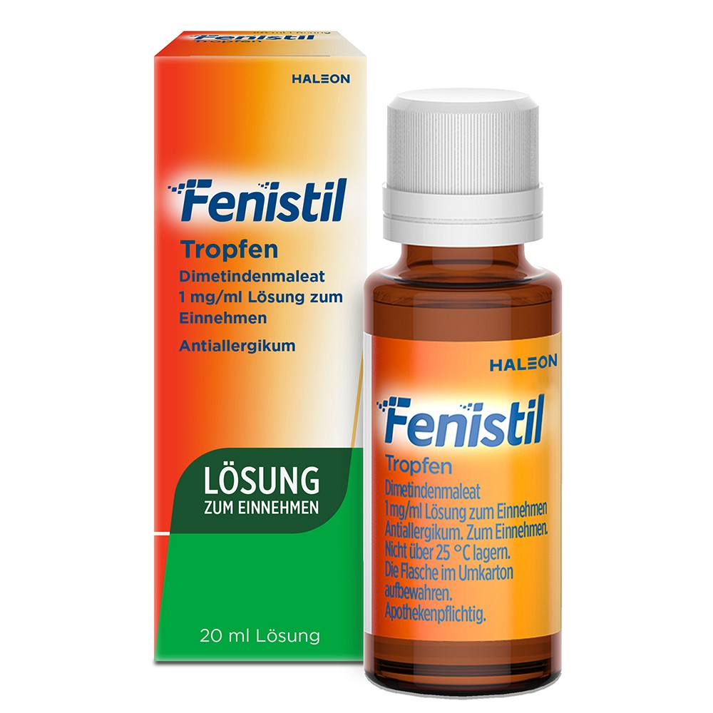 Fenistil Tropfen, Dimetindenmaleat 1 mg/ ml zum Einnehmen - 20 ml