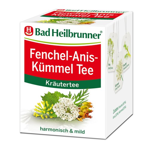 BAD HEILBRUNNER Fenchel-Anis-Kümmel Tee Filterbtl. 8X2.0 g