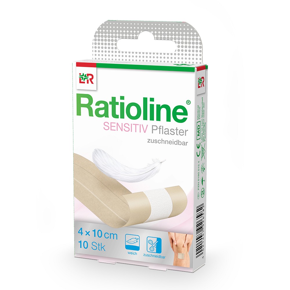 RATIOLINE sensitive Wundschnellverband 4 cmx1 m 1 St
