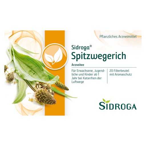 SIDROGA Spitzwegerich Tee Filterbeutel - 20X1.4g - Heilkräutertees