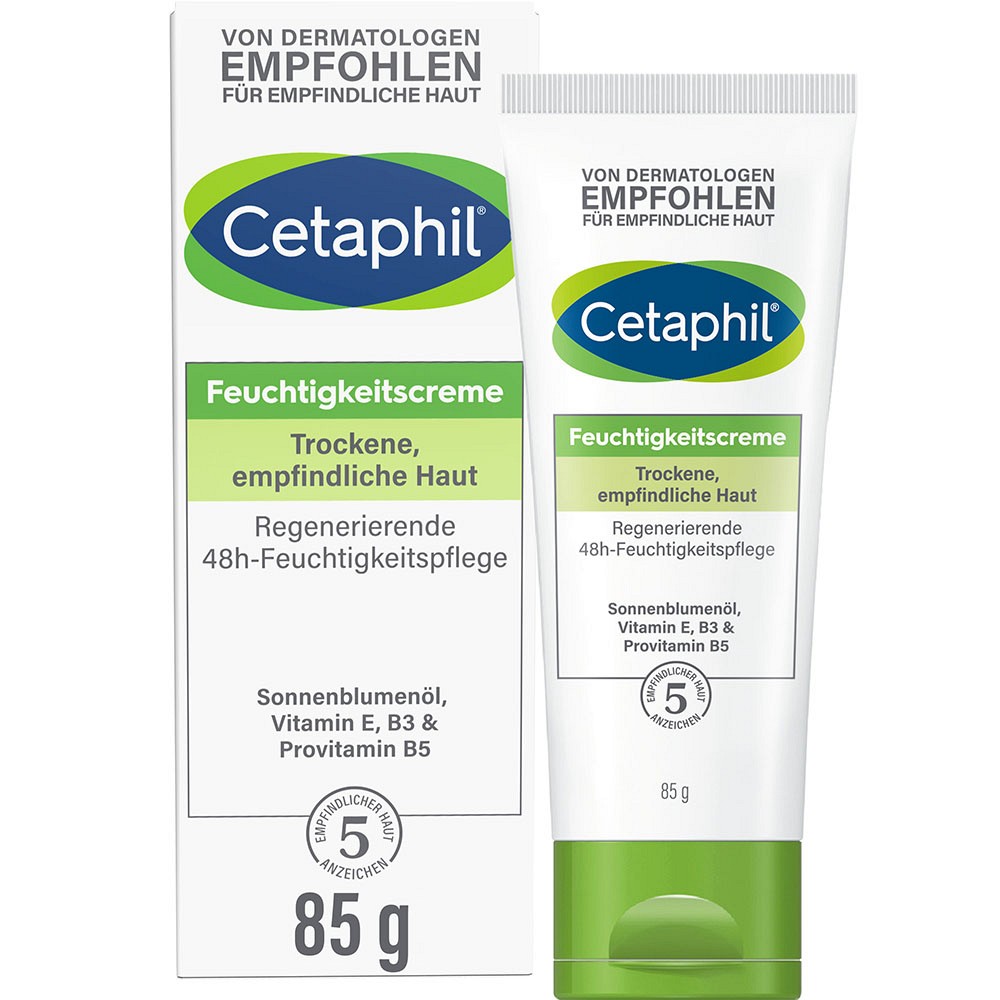 CETAPHIL Feuchtigkeitscreme für trockene, empfindliche Haut 85 ml