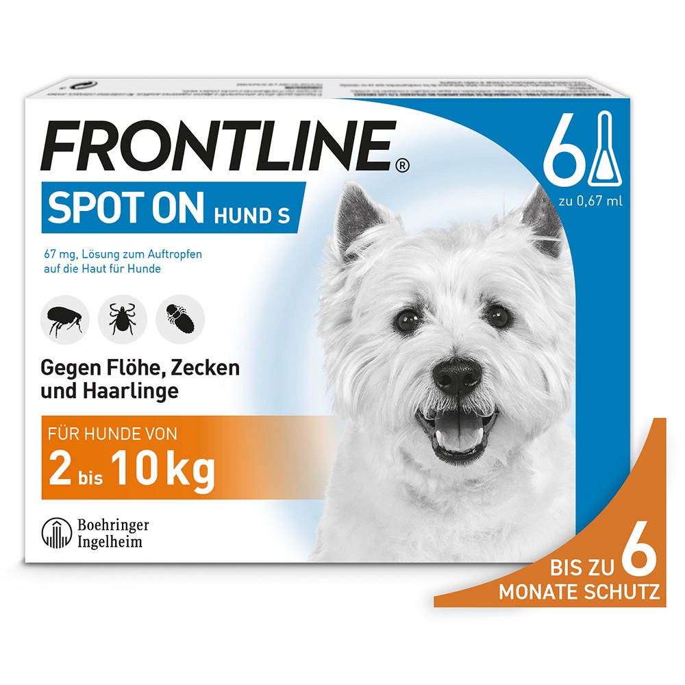 Spot on H 10 Lösung f.Hunde - 6 St - Versandapotheke mediherz.de