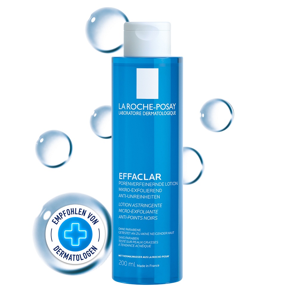 La Roche Posay Effaclar Porenverfeinernde Lotion Reinigungb bei fettiger, unreiner Haut 200 ml