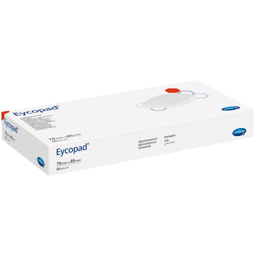 EYCOPAD Augenkompressen 70x85 mm unsteril 50 St