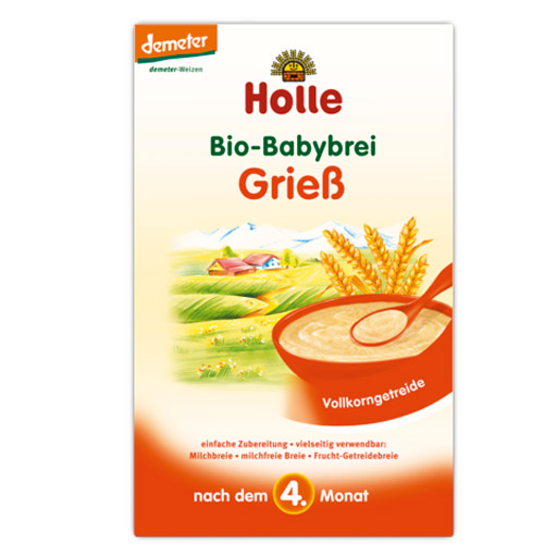 HOLLE Bio Babybrei Grieß 250 g