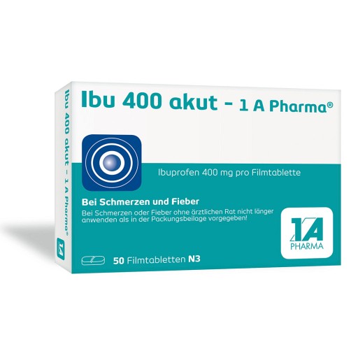 IBU 400 akut-1A Pharma Filmtabletten 50 Stück