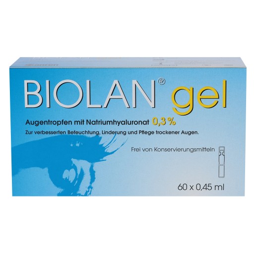 BIOLAN Gel Augentropfen 60X0.45 ml