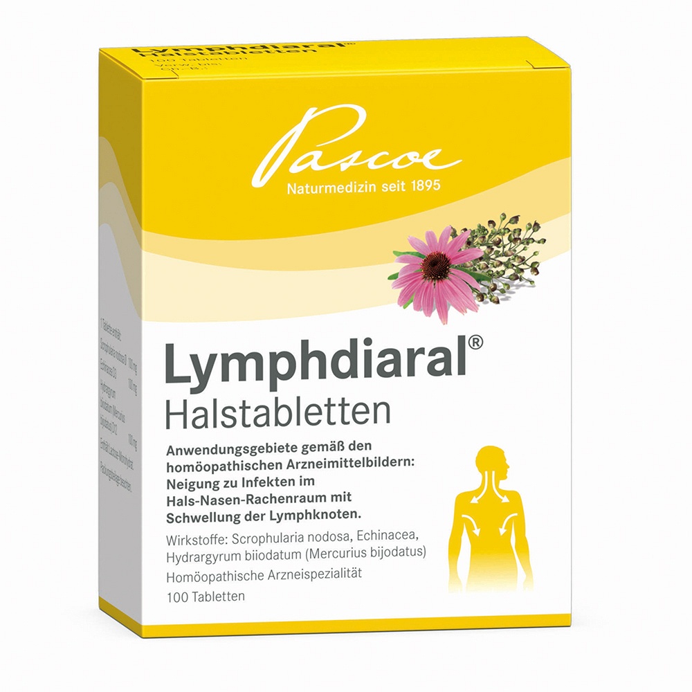 LYMPHDIARAL HALSTABLETTEN 100 St