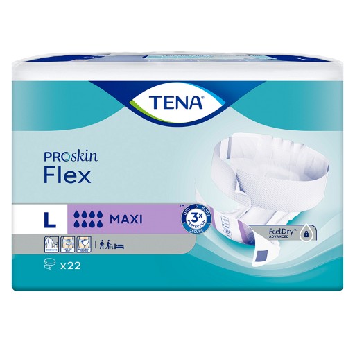 TENA PROSKIN FLEX maxi L 3X22 St