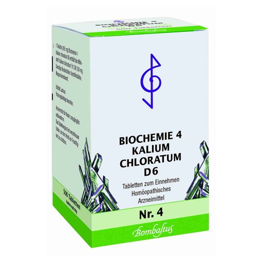 BIOCHEMIE 4 Kalium chloratum D 6 Tabletten 500 St