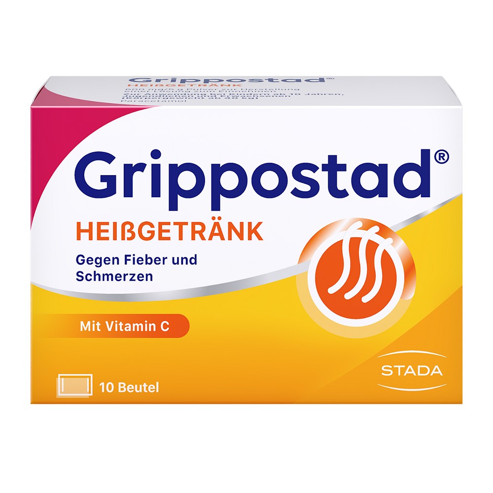 Grippostad Heißgetränk gegen Schmerzen und Fieber 10 St