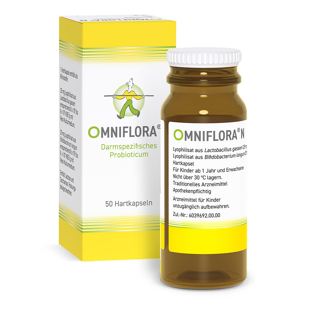 Omniflora N – Probiotika Kapseln für die Darmflora 50 St