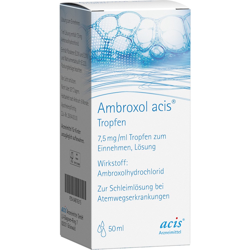 AMBROXOL acis Tropfen 50 ml
