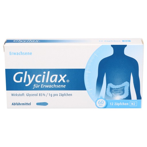 GLYCILAX Suppositorien fr Erwachsene - 12 St - Versandapotheke mediherz.de