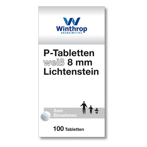 P TABLETTEN weiß 8 mm 100 St
