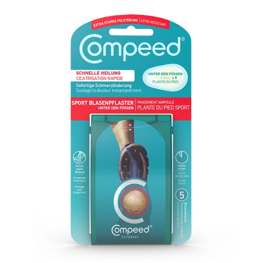 COMPEED Blasenpflaster unter den Füßen 5 St
