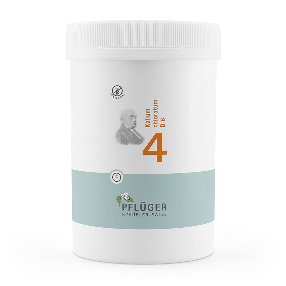 BIOCHEMIE Pflüger 4 Kalium chloratum D 6 Tabletten 4000 St