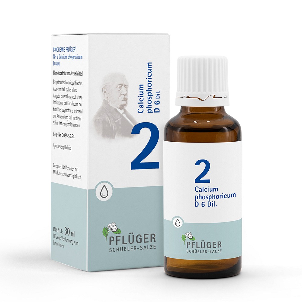 BIOCHEMIE Pflüger 2 Calcium phosphoricum D 6 Tro. 30 ml