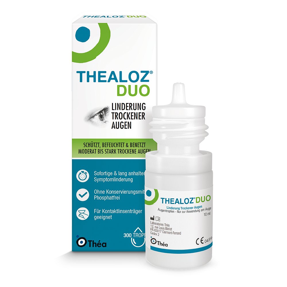 THEALOZ DUO Augentropfen bei Trockenen Augen - 10 ml - Versandapotheke  mediherz.de
