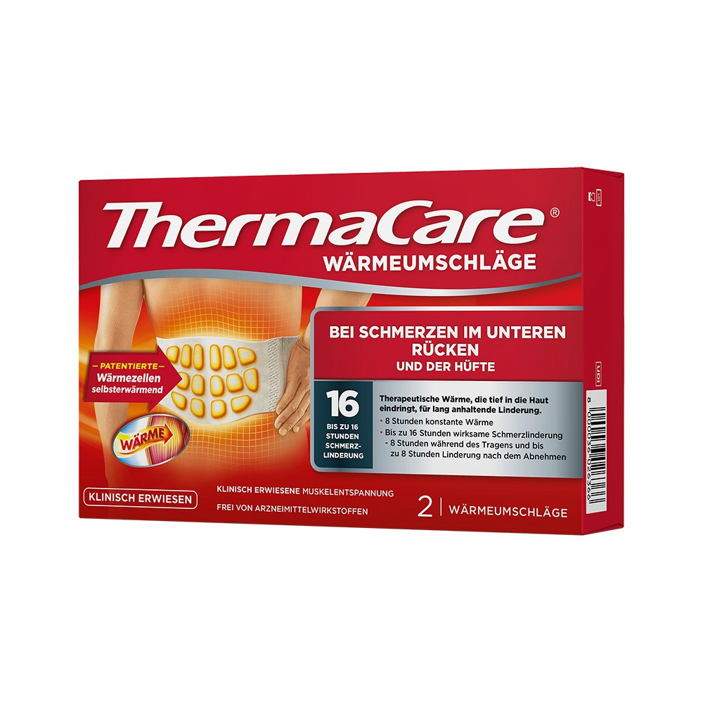 THERMACARE Rückenumschläge S-XL z.Schmerzlind. 2 St