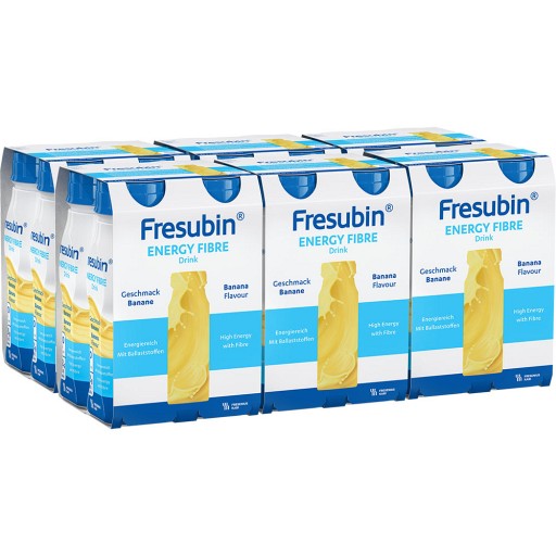 Fresubin Energy Fibre Trinknahrung Banane - Aufbaukost 6X4X200 ml