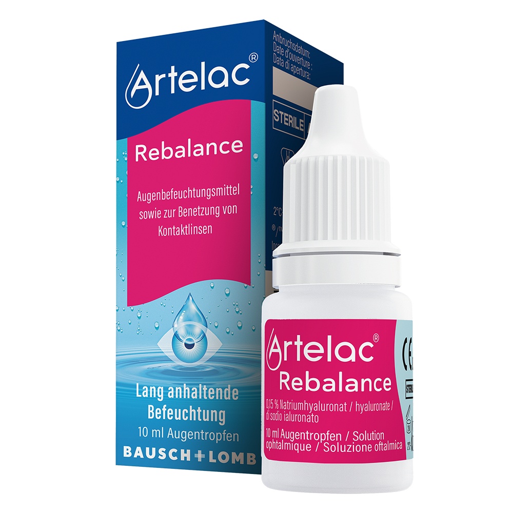 Artelac Rebalance Augentropfen fr gereizte trockene Augen - 10 ml -  Versandapotheke mediherz.de