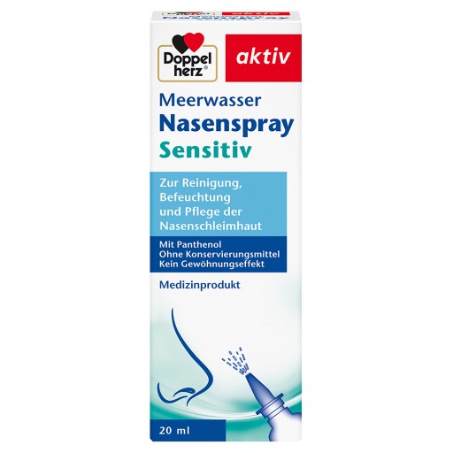 DOPPELHERZ Meerwasser Nasenspray mit Panthenol 20 ml
