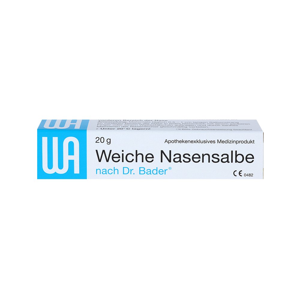 WEICHE NASENSALBE n. Dr. Bader - 20g - Für die Wohlfühlnase