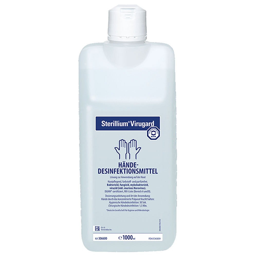 STERILLIUM Virugard Händedesinfektion Lösung 1000 ml