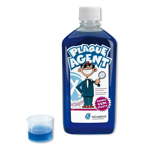 MIRADENT Plaquetest Lösung Agent 500 ml