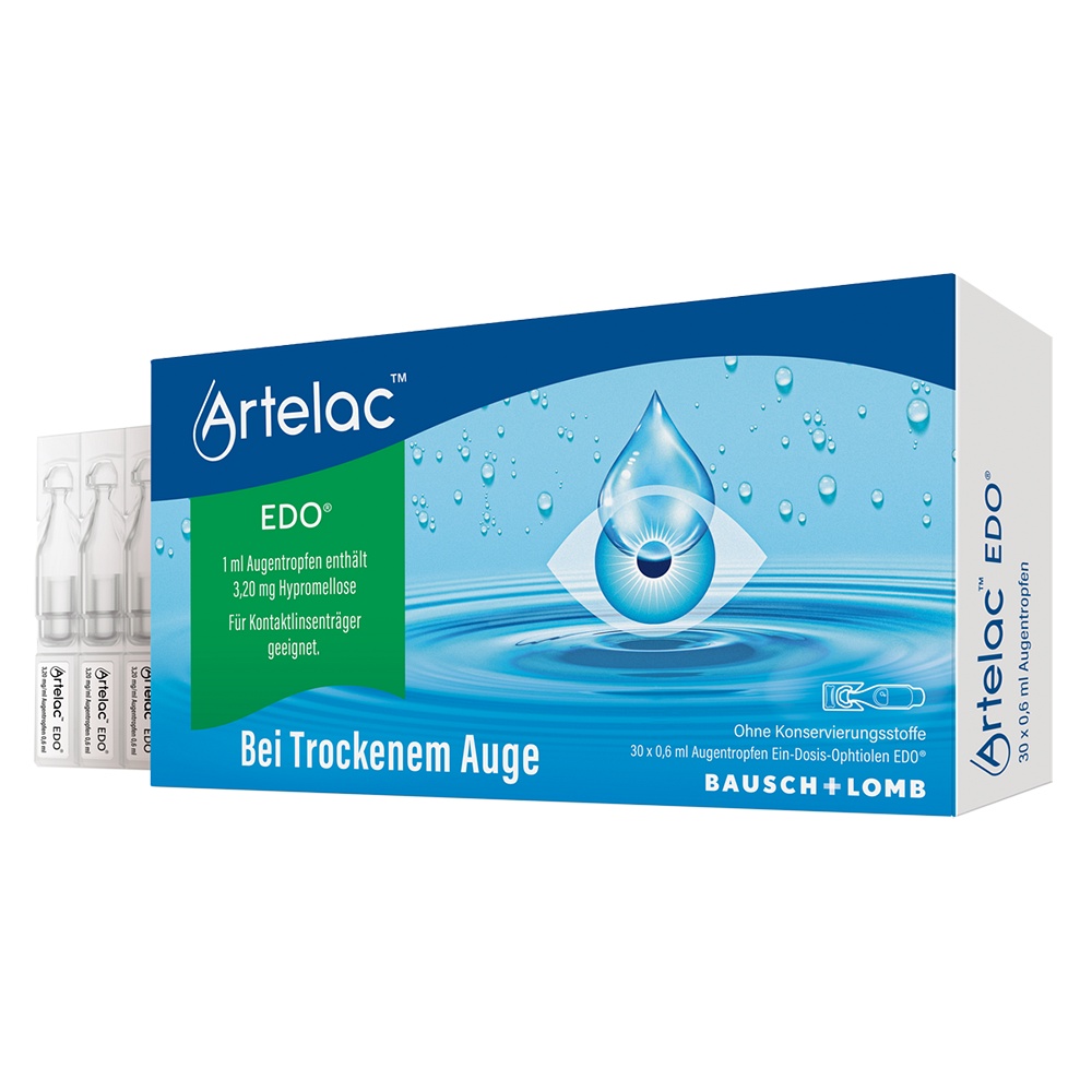 Artelac EDO Augentropfen, Trnenersatzmittel - 30X0.6 ml - Versandapotheke  mediherz.de