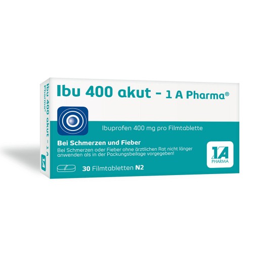 IBU 400 akut-1A Pharma Filmtabletten 30 St