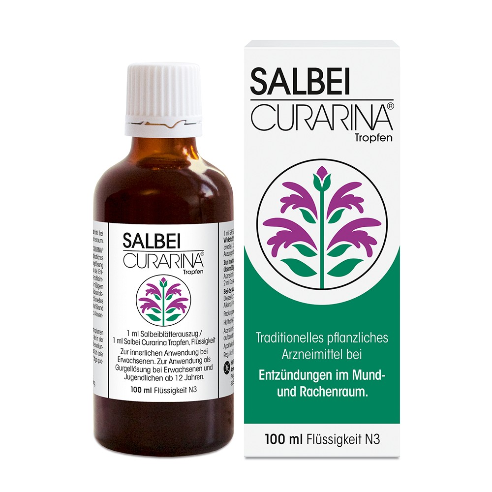 SALBEI CURARINA Tropfen - 100 ml - Versandapotheke mediherz.de