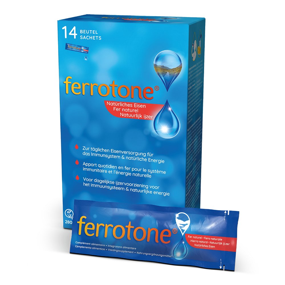 FERROTONE Eisen Beutel - 14X20 ml - Versandapotheke mediherz.de