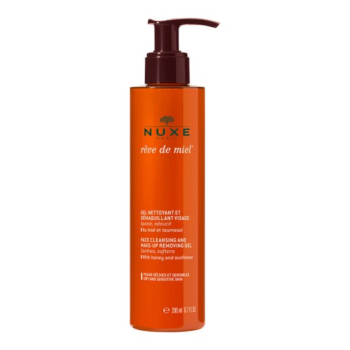 NUXE Reve de Miel Gel Nettoyant et Demaquillant 200 ml