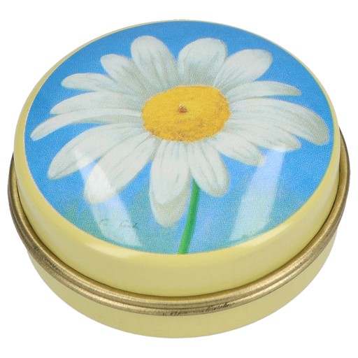 PILLENDOSE rund Blumen Motiv 1 St