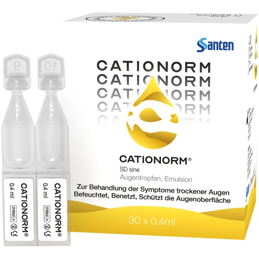 CATIONORM Augentropfen bei Trockenen und tränenden Augen 30X0.4 ml